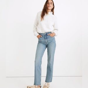 Madewell The Perfect Vintage Straight Jean in Hoye Wash 31